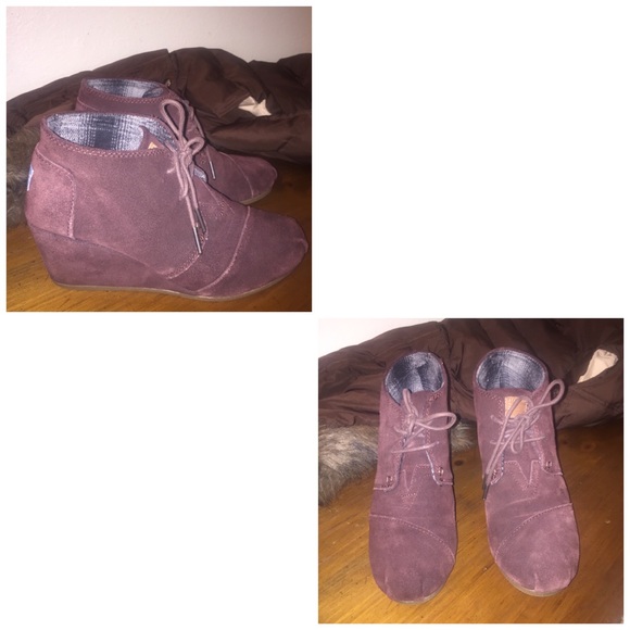 TOMS suede wedges - Picture 2 of 8